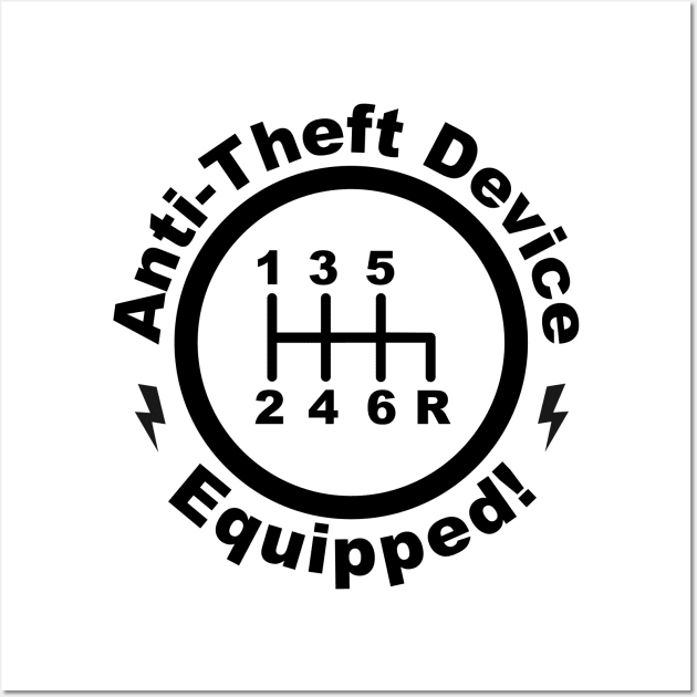 Anti-Theft Device Wall Art by BlackPawCanvas